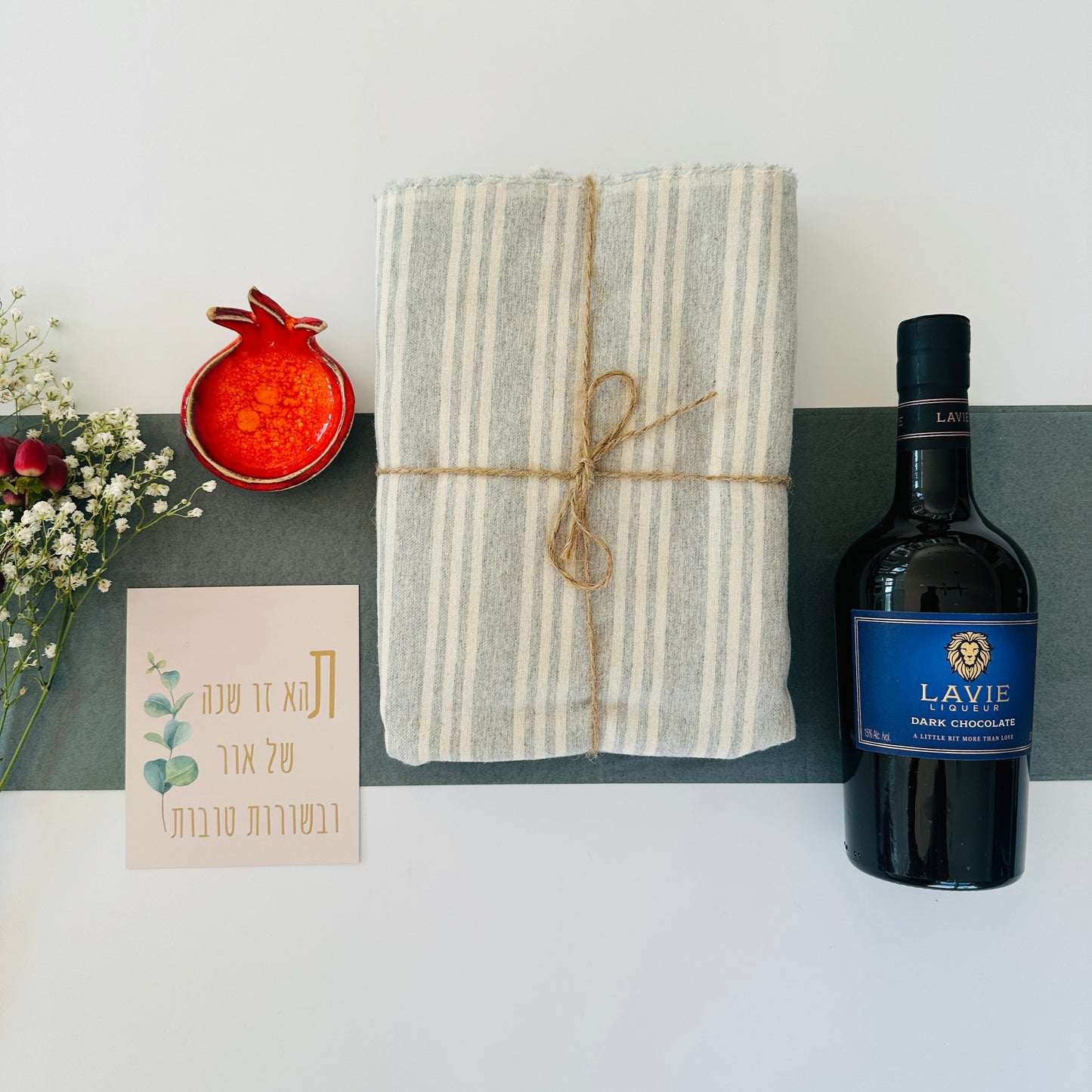 Holiday Table & Liqueur Gift Set