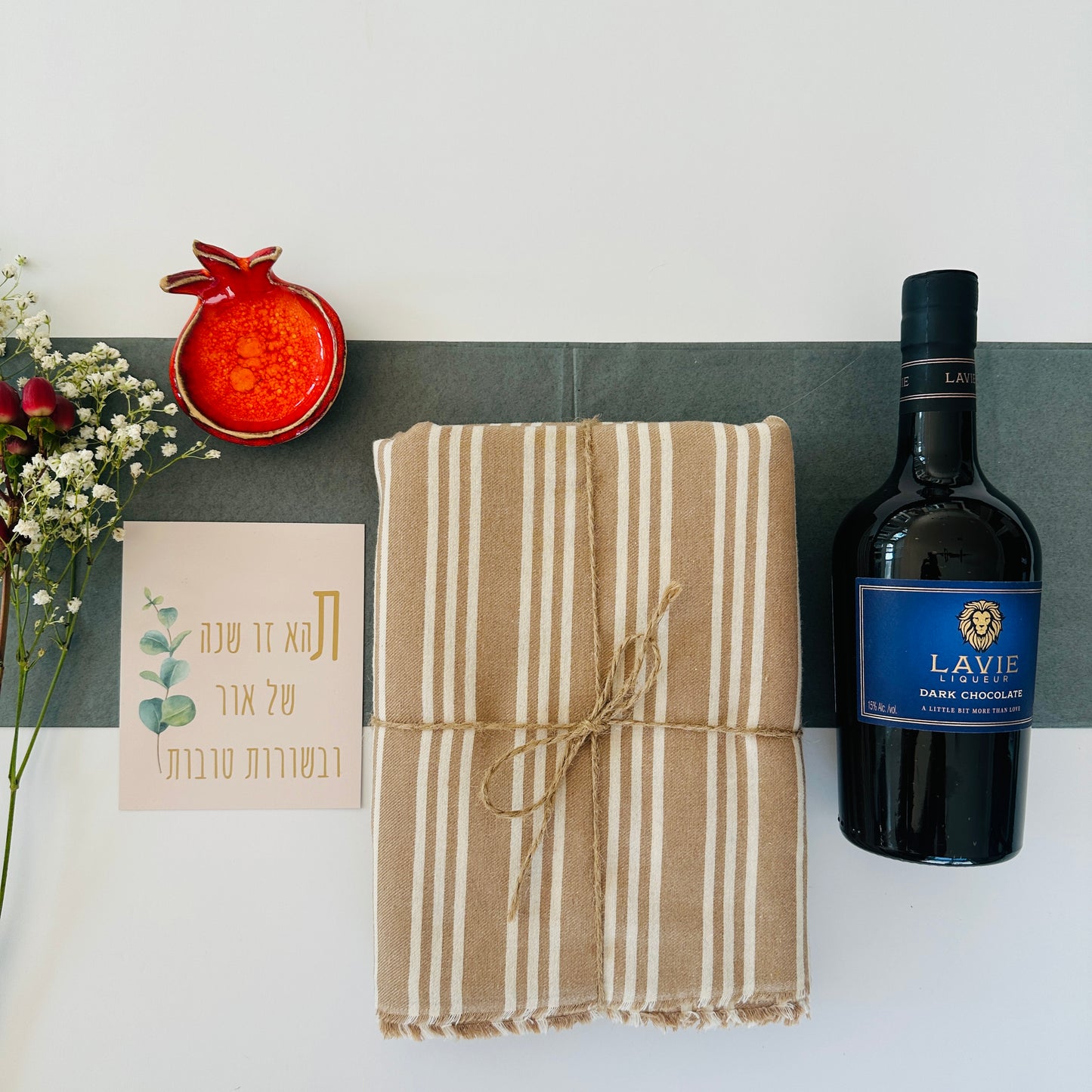 Holiday Table & Liqueur Gift Set