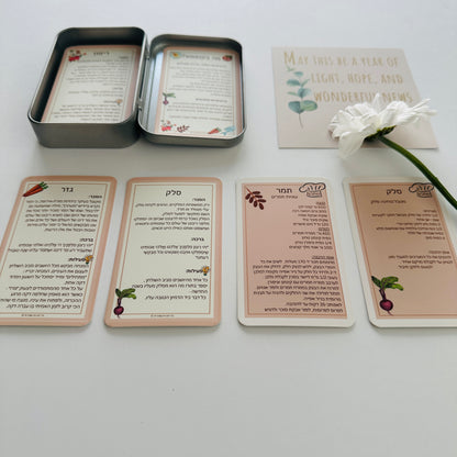 Rosh Hashanah Cheers Set – Liqueur & Symbolic Bowls